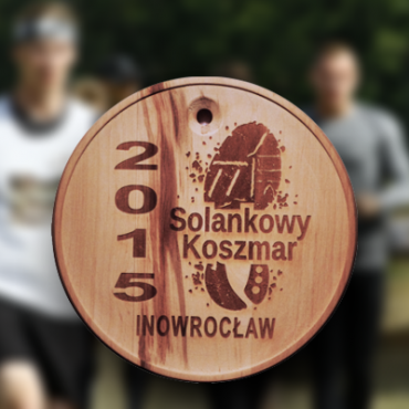 Drewniany medal Solankowy Koszmar
